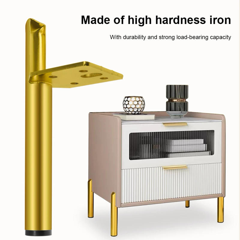 Description Picture 4 of itemFurniture Legs Metal Furniture Support Leg Heavy Duty Furniture Support Feet Round for Tables Sofas Coffee Tables Bookshelf