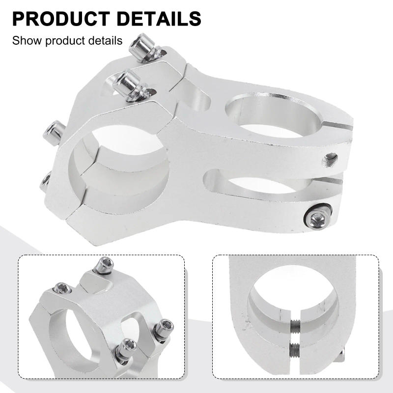 Description Picture 6 of itemShort Handlebar Stem 31.8mm Mountain Bike Stem Aluminum Alloy CNC Maching Bicycle Bike Stem Riser Racing Road Short Stem