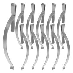 50 Pcs Screen Clip Window Screens Clips Spring Frame Press Securing Replacement Sliding Stainless Steel Corner Mount Flat Parts
