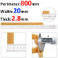 800x20x2.8mm