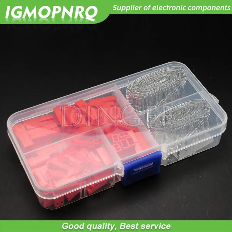 Description Picture 3 of item50set 2.54mm JST SYP 2P 2Pin Female & Male Red Plug Housing Crimp Terminal Connector Kit JST-SYP-2A for RC Lipo Battery