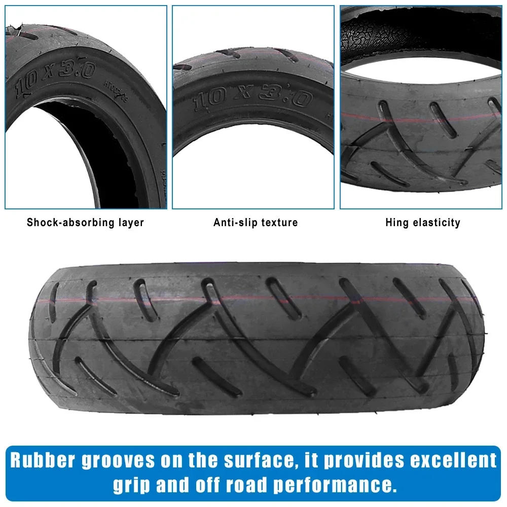 Description Picture 5 of item10 Inch 10X3.0 Outer Tire Electric Scooter Thicken Inflatable Tyre for Speedway Zero 10x Kugoo M4 Pro Kaabo Mantis Pneumatic