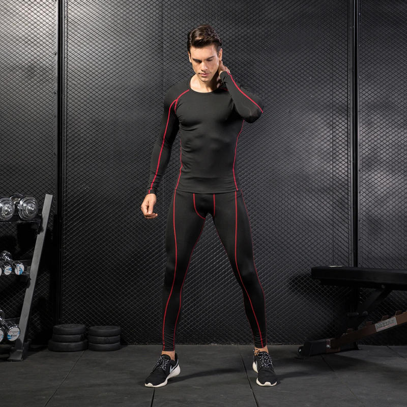 Description Picture 6 of itemCompression Shirt Men Long Sleeve Gym Undershirts for Men Workout Workout Shirts Running Basketball Athletic Tights Baselayer