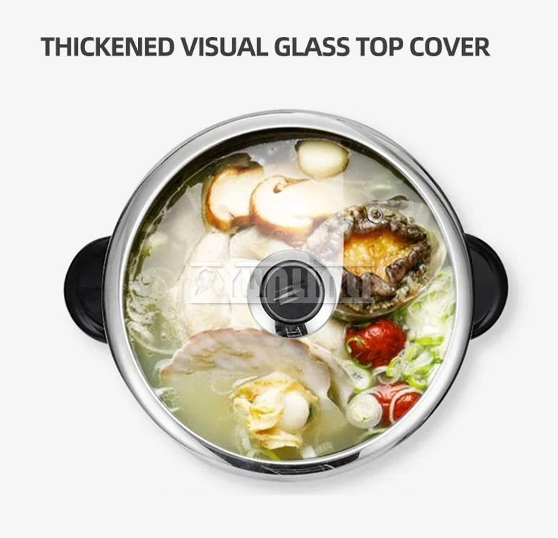 Description Picture 5 of itemHousehold Multifunctional Stainless Steel Stew Pot High Capacity Electric Slow Cooker Home Appliances