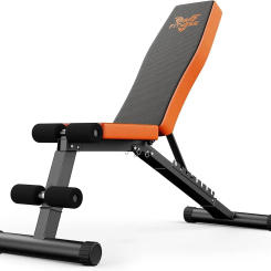 Adjustable Weight Bench for Home Gym Foldable Workout Bench Press 880LB Incline Sit Up Bench for Full Body Workout wit