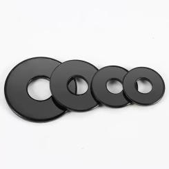 DIN125 ISO7089 Carbon Steel Flat Machine Washer Plain Black Washer Furniture Gaskets M2-M24