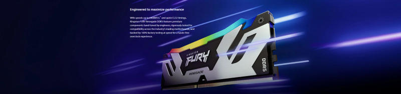 Description Picture 6 of itemKingston FURY Renegade DDR5 RGB 16GB 32GB 6000 MHz 6400 MHz 6800 MHz 7200 MHz CL32 Desktop AMD Intel CPU Motherboard RAMs
