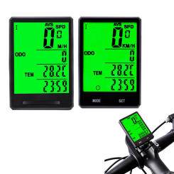 Wired and Wireless Bicycle Computer 2 8 Inch Display with Long Backlight and IPX6 Waterproof for Outdoor Adventures