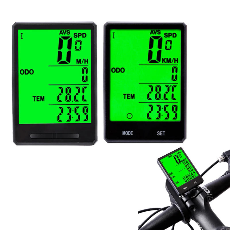 Description Picture 3 of itemWired and Wireless Bicycle Computer 2 8 Inch Display with Long Backlight and IPX6 Waterproof for Outdoor Adventures