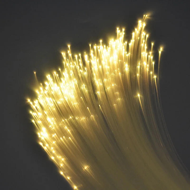 Description Picture 4 of item100-450PCS 2M 3M 0.75mm End Glow Fiber Optic Light PMMA Plastic Cable for DIY Starry Sky Effect Decorative Home
