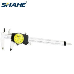SHAHE HIgh Precision Dial Caliper 0-150 mm/0.01mm Double Shock-proof Stainless Steel Dial Caliper 0.01 mm