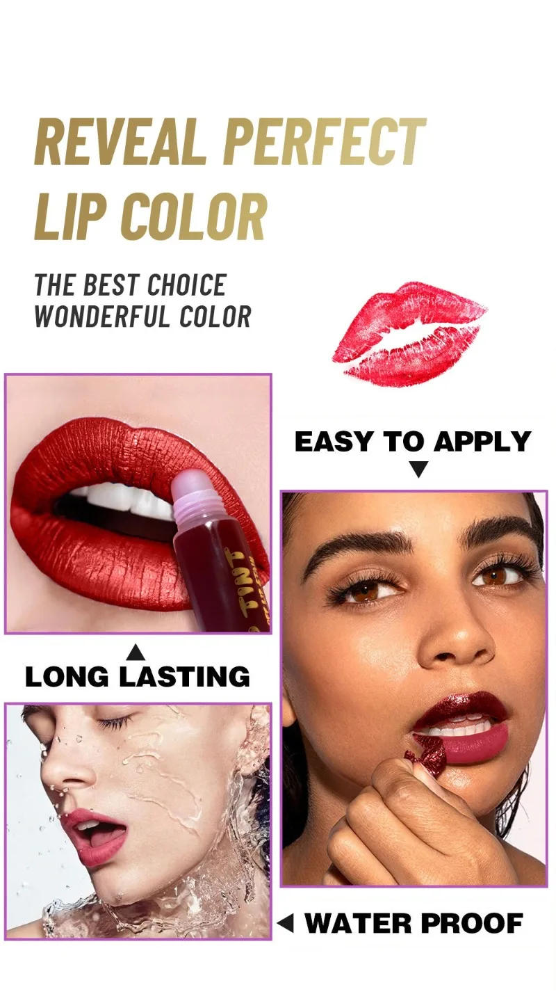 Description Picture 5 of itemSsxy Peel Off Lip Gloss Waterproof Long Lasting Tear-Off Liquid Lipstick Matte Lipgloss Makeup Tattoo Mask Lip Gloss Cosmetics