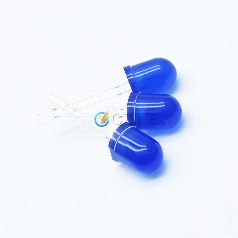 Description Picture 5 of item20PCS F10 10MM LED beads with red hair, red blue, blue-green, green, yellow, yellow, white light, color emitting diode