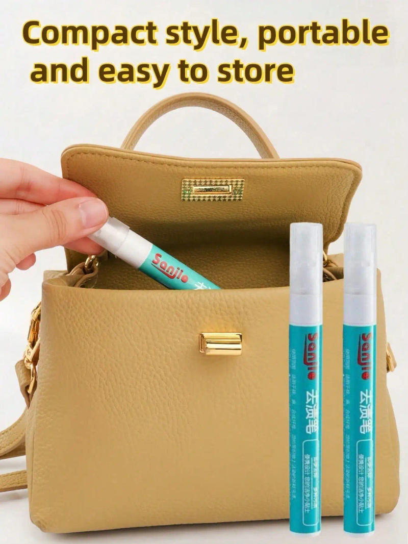 Description Picture 3 of item1-3pc Clothing Stain Removal Pen Magic Washing-free Clothes Bleach Pen for Removing Oil Wine Coffee Tea Stains on T-Shirt