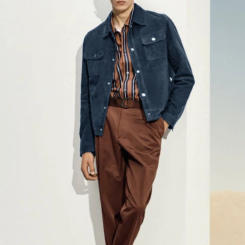 Men's Suede Single-breasted Jacket Blazers Man Costumes Elegant Man Jackets Coat Party Dresses Costume Mens Jackets Luxury Suit