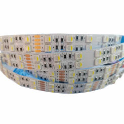 5m Double Row 4 in 1 RGBW LED Strip 120 LED/m SMD 5050 RGB+Warm White RGBCW 4 Color in 1 LED Chip Flexible Tape 12V/24V