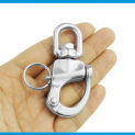 316 Stainless Steel Swivel Shackle Quick Release Boat Anchor Chain Eye Shackle Swivel Snap Hook for Marine Architectural