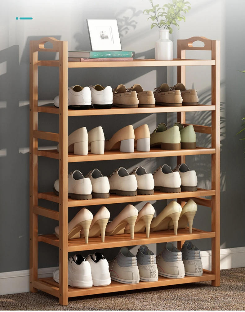 Description Picture 5 of itemNew 3/4/5 Floors Shoe Rack Home Living Room Cabinet Shoe Organizer Shelf Storage Save Space Dustproof Simple Shoes Organization