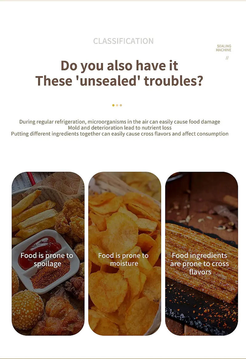 Description Picture 4 of itemVacuum Sealer Plastic Bags Packaging Machine USB Rechargeable Portable Mini Food Bag Sealing External Suction Heat Vacuum Sealer