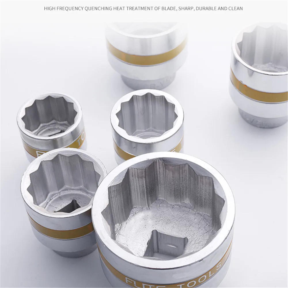 Description Picture 3 of item1Pcs 3/4" Drive Heavy Torx Impact Socket Metric Head 12 Piont Adopter Air Sockets Hand Tools 1Nch Ratchet Wrench Socket 60mm