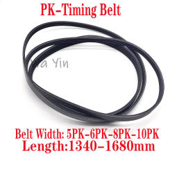 PL Type Multi wedge belt Circumference Of 1430-1680mm, Optional 5PL 6PL 8PL 10PL Multi Groove Industrial Transmission Belt