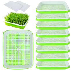 Microgreens Sprouter Tray Hydroponic / Sprouting Tray For Sprout Horticultural Hydroponic Systems Tray Garden Nursery Potted