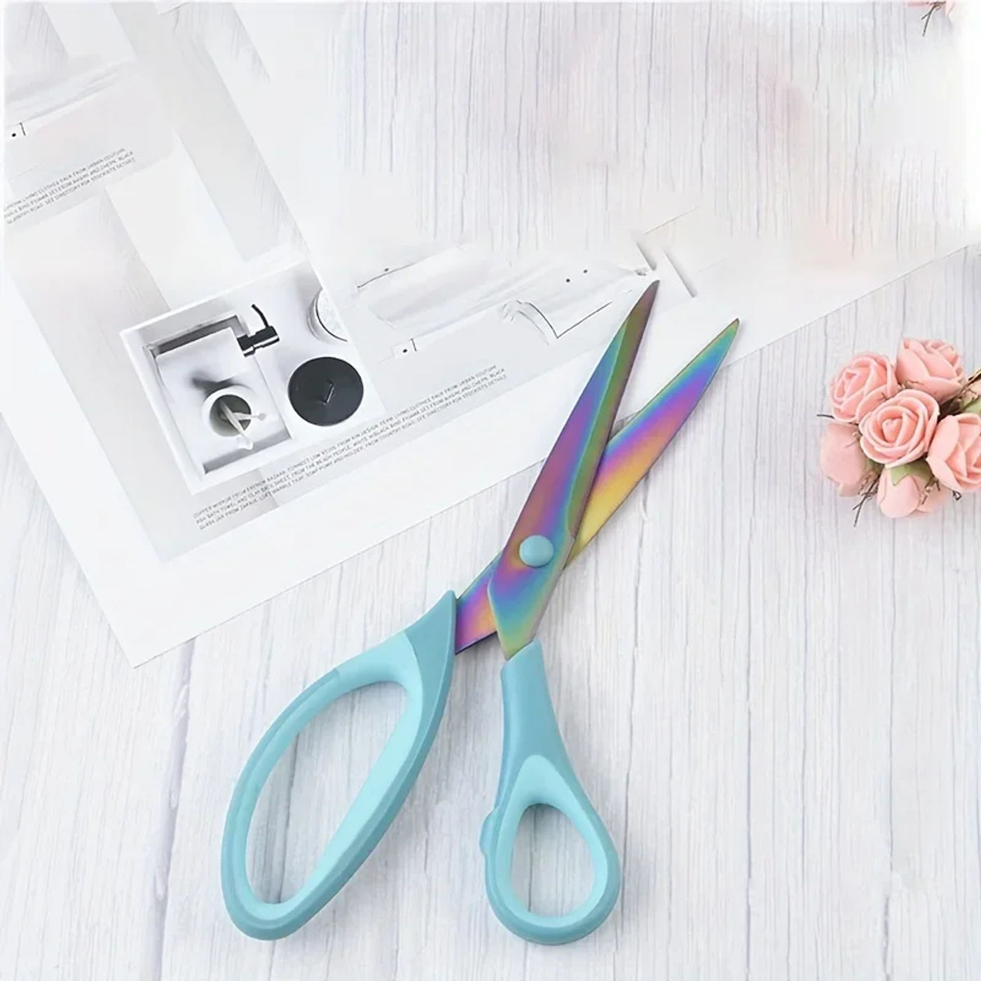 Description Picture 5 of item3-Piece Titanium Craft Scissors Set: Perfect For Sewing, Arts & School Projects!