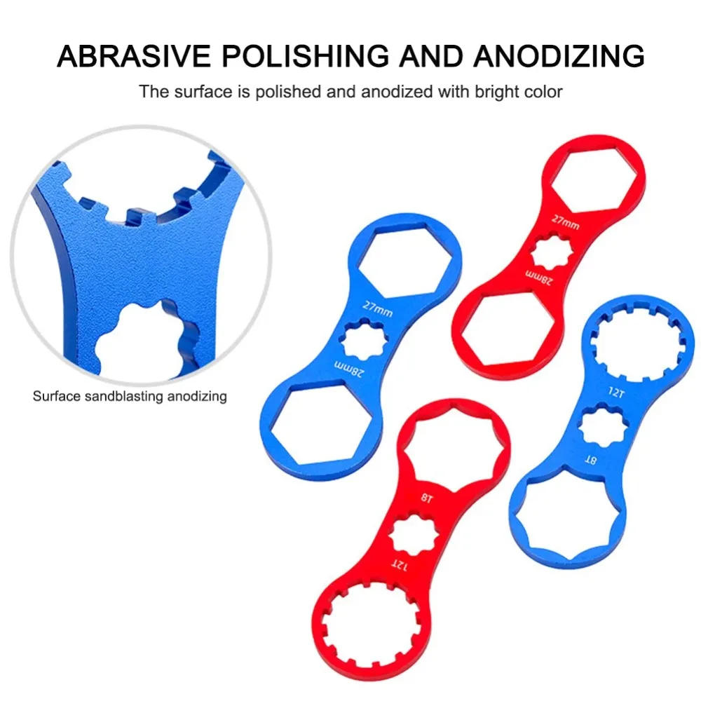 Description Picture 5 of itemMTB Bicycle Aluminum Front Fork Wrench for Suntour XCM/XCR/XCT/RST Mountain Bike Fork CAP Spanner Disassembly Repair Tool