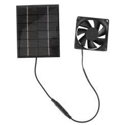 Solar Fan Solar Panel Fan Exhaust Air Ventilation Heat Dissipation Tool for Greenhouse Shed Solar Panel Fan Solar Exhaust Fan