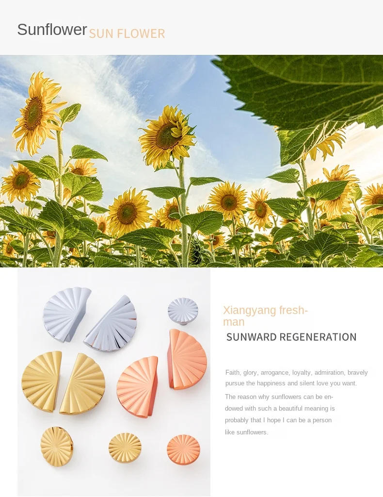 Description Picture 2 of itemNordic Golden Cabinet Door Drawer Handle Rose Gold Handle Shoes Cabinet Wardrobe Light Luxury Brass Cabinet Handle