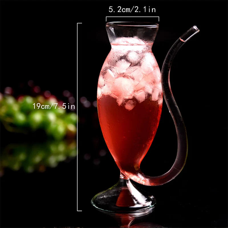Description Picture 4 of itemCreative Halloween Vampire Cup Cocktail Glass Creative Pipe Mold Molecular Cocktail Champagne Glass Bar Cocktail Glass Cup
