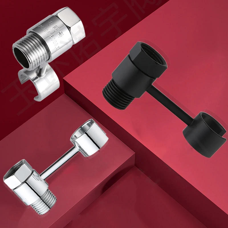 Description Picture 4 of item1Pcs Handheld Shower Holder Wall Mounted Adjustable Bracket Toilet Sprayer Base Support Universal Faucet Replacement Parts