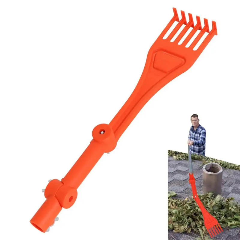 Description Picture 2 of itemGutter Rake From Ground Mini Rake With Swivel Handle Gutter Cleaning Tool Perfect Tool For Roofs Gutters And Hard-to-reach Areas