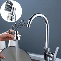 Kitchen Sink Faucet Sprayer Flexible Tap Extender, 3 Mode Adjustable Sink Faucet Extender with Hose, Faucet Accessories