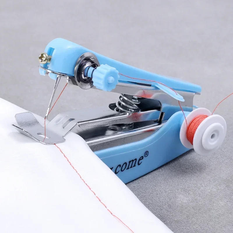 Description Picture 5 of itemMini Manual Sewing Machine Kits Portable Hand Stitcher Sewing Machine Repairing Tool For Fabric Cloth Household DIY Sewing Craft