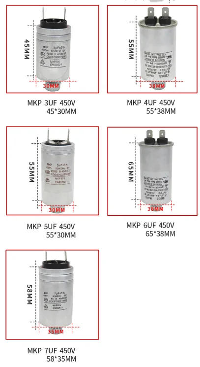 Description Picture 4 of itemCBB65 MKP3/4/5/6/7UF 450V Midea automatic dishwasher start capacitor household dishwasher