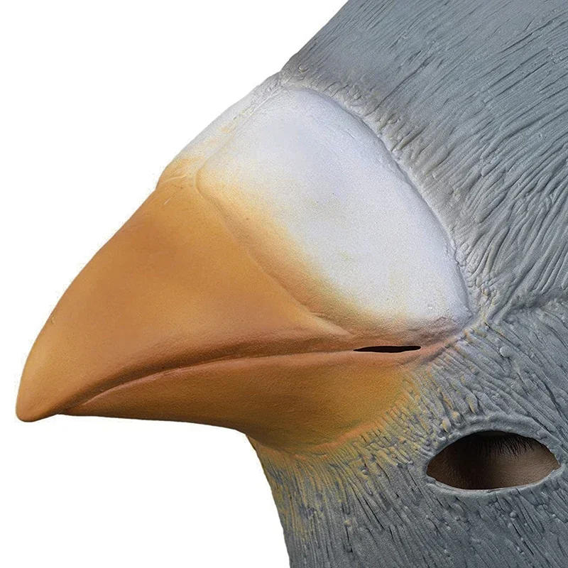 Description Picture 4 of itemFunny Latex Pigeon Mask Giant Bird Head Halloween Cosplay Costume Theater Props Full Face Masks for Party Birthday Decoration