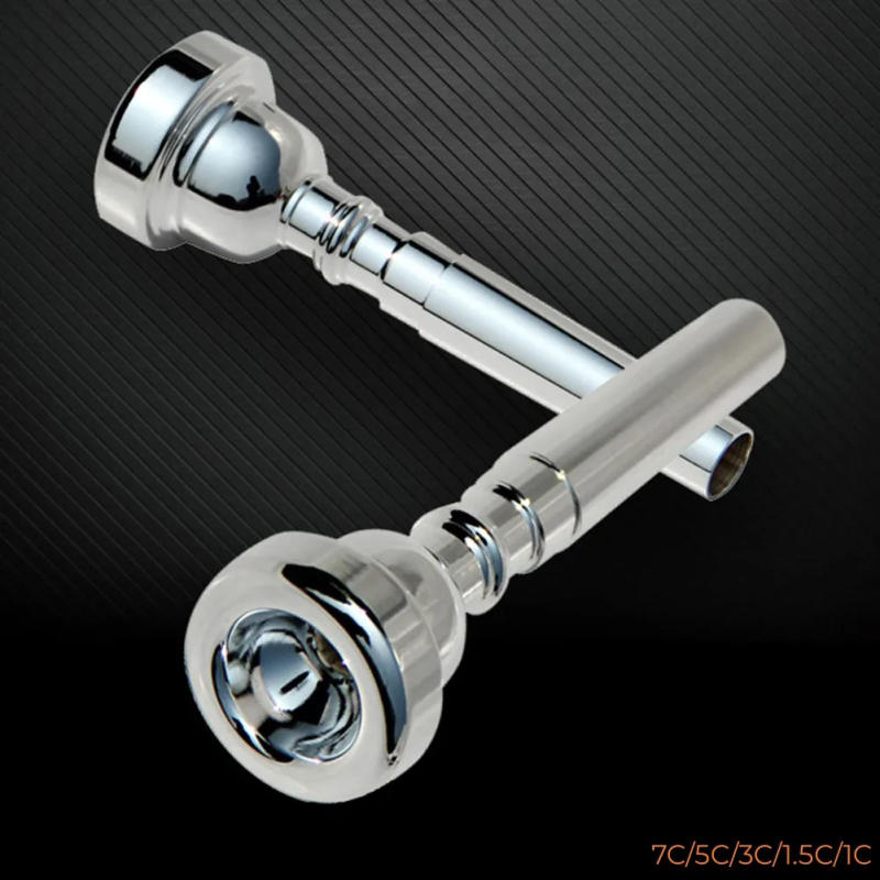 Description Picture 2 of itemFor 7C/5C/3C/1.5C/1C Trumpet Mouthpiece Replacement Spare Easy Installation Musical Instrument Professional Durable