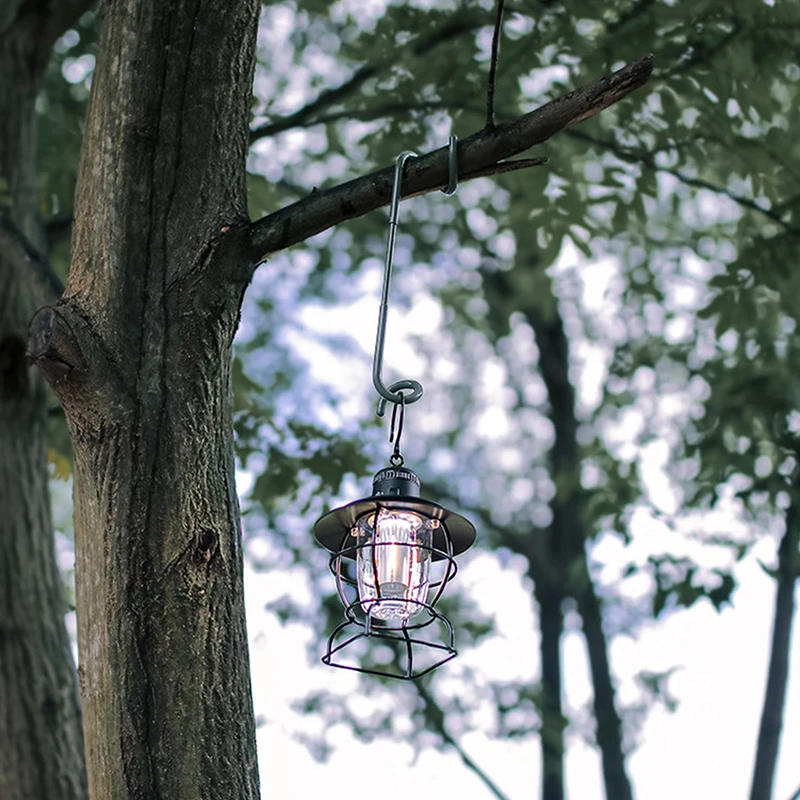 Description Picture 5 of itemStainless Steel Light Stand Holder Hooks Portable Tent Pole Lamp Hanger Hunting Fishing Lantern Hanger Outdoor Camping Tools