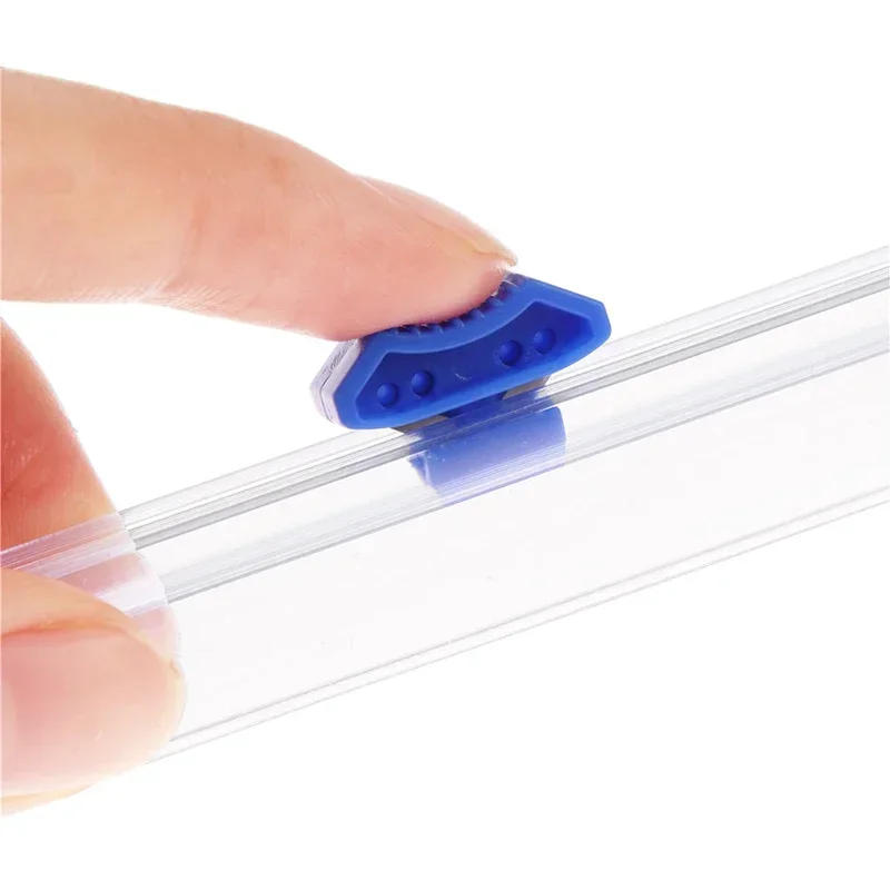 Description Picture 3 of item1pc Plastic Wrap Dispensers and Foil Film Cutter Cling Film Cutter Strip Stretch Plastic Wrap Dispenser accesorios de cocina