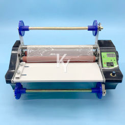A3 A4 PET Film Roll Automatic Cold And Hot Roll Laminating Machine UV DTF A Film B Film Transfer To Phone Case Cups Metal Glass