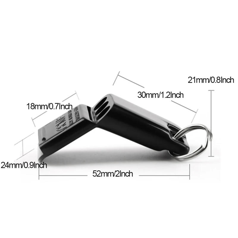 Description Picture 4 of itemNew Up 120 dB Three Holes Handheld Curved Specialist Referee Whistle for Basketball and Soccer Professional Rescue Whistles