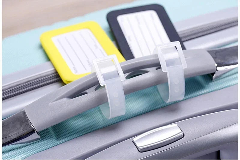 Description Picture 4 of itemDIY 1pc Luggage Tags Suitcase Label Plastic Bag Travel Tag Name Address ID Label Baggage Holder Garment Tags Accessories