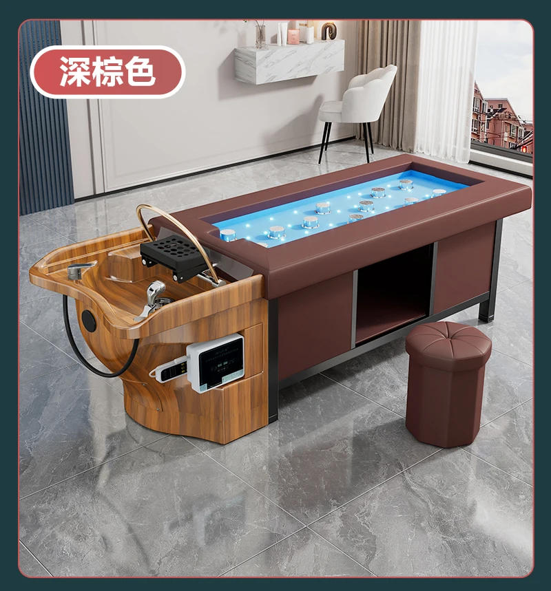 Description Picture 5 of itemSalon Chair Hair Stylist Shampoo Spa Bed Beauty Headspa Massage Table Water Shower Professional Washbasin Cama Therapy Makeup