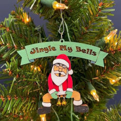 Funny Gifts Jingle My Bells Funny Christmas Bells Pendant Ornaments Christmas Tree Pendant & Drop Ornaments
