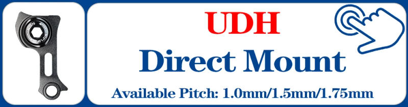 Description Picture 2 of item1.0/1.5/1.75 Pitch UDH Rear Hook Bicycle Frame MTB E-Bike Rear Derailleur Hanger Bike Frame Thru Axle Rear Hook Bicycle Parts
