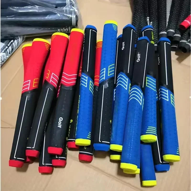 Description Picture 5 of itemblue/red/grey Golf Putter Grip Pro Wrap Rubber Golf Grips Light Weight Putter Grips Soft Feeling Non-Slip Unique Design Grip