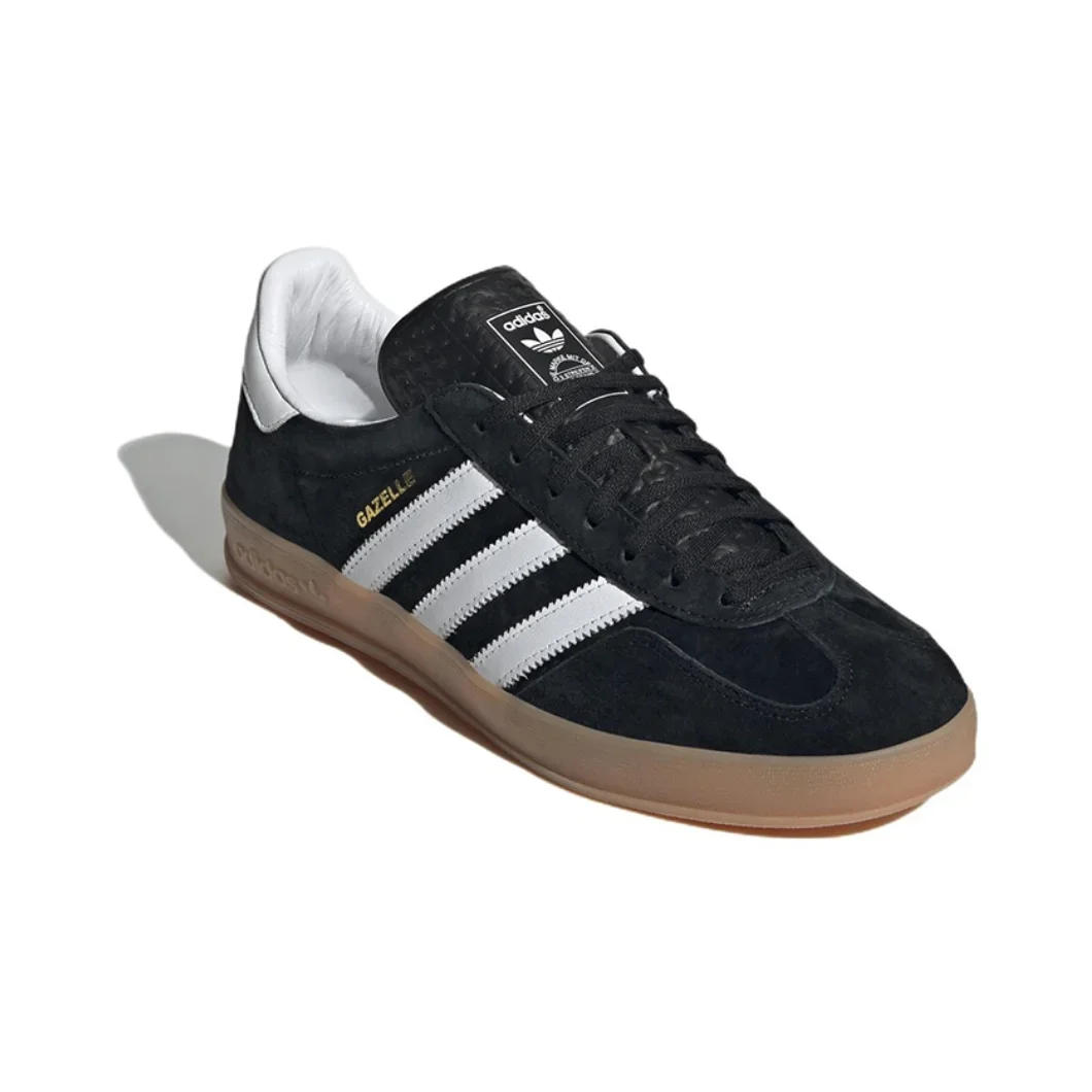 Description Picture 5 of itemIconic Brand New GAZELLE INDOOR Low Men and Women Athletic Board Shoes Classic Retro Sneakers Lightweight fashion sneakers Cement Gray