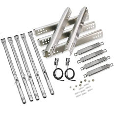 Grills Heating Part Replacement Smoker Grills Heating Tube Regulator Metal Heating Accessory Heating Tube for BBQ