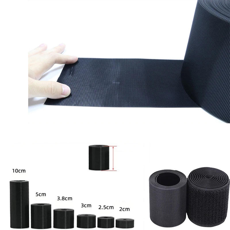 Description Picture 3 of item1M 20/25/30/50/100mm High Quality Strong Adhesive Hook and Loop Fastener Tape Strip Nylon Sticker Hook Loop Sewing DIY No Glue